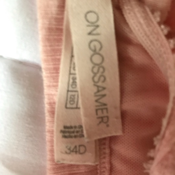 Ribbed baby pink bra - Picture 3 of 3